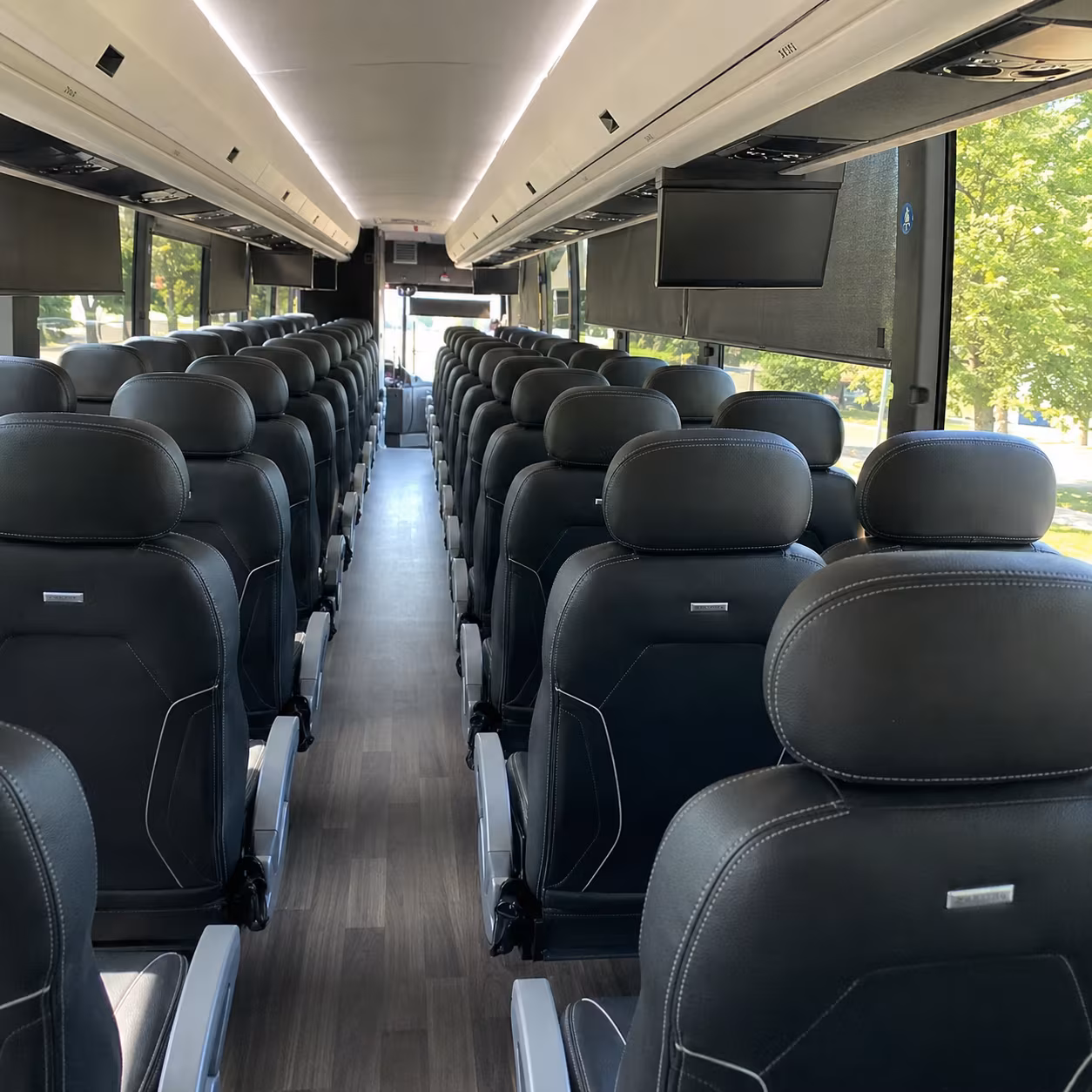 charter bus transfers between irvine and orange county military installations