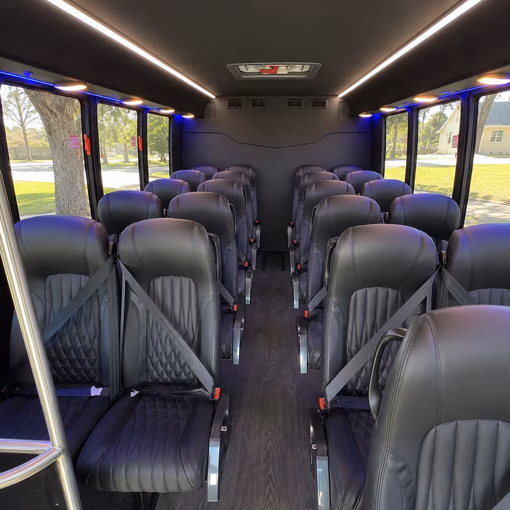 irvine private event transportation onboard seating